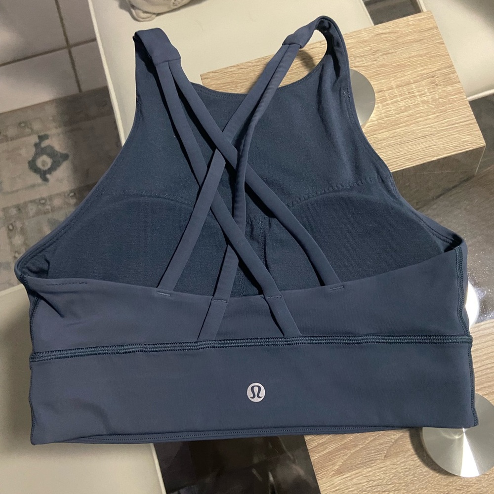 Lululemon energy high neck longline sports bra size 6
